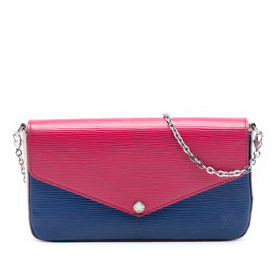 Pre-owned Epi Tricolor Pochette Felicie - Image 1