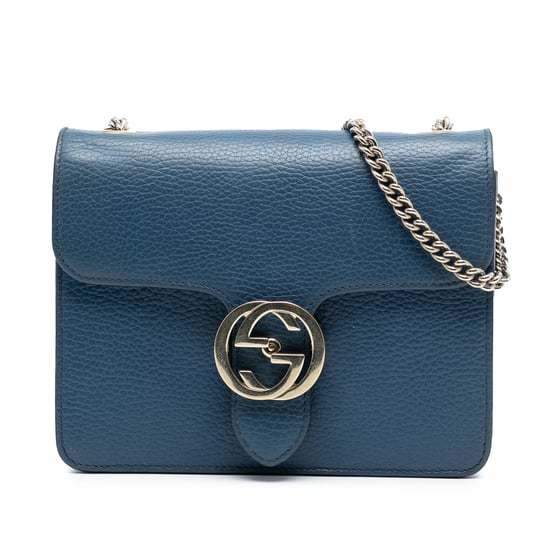 Pre-owned Small Dollar Calfskin Interlocking G Crossbody - Image 1