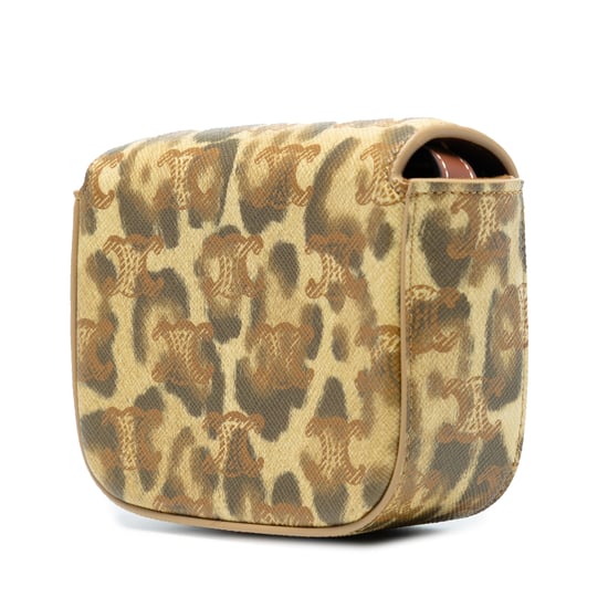 Pre-owned Mini Calfskin Leopard Print Claude Crossbody - Image 2
