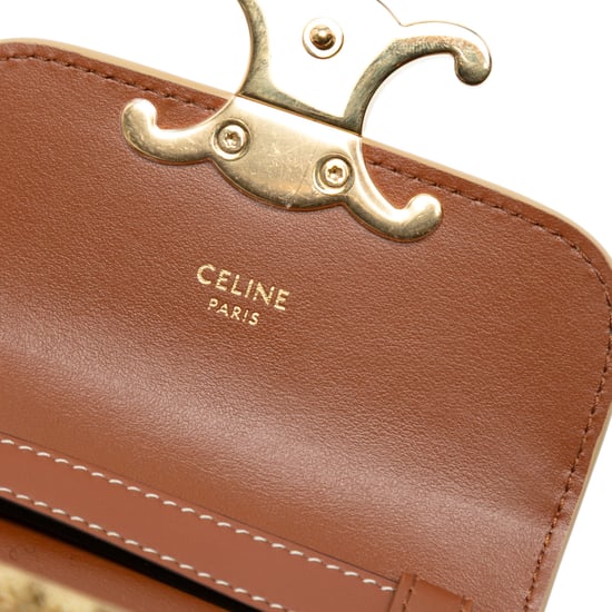 Pre-owned Mini Calfskin Leopard Print Claude Crossbody - Image 5