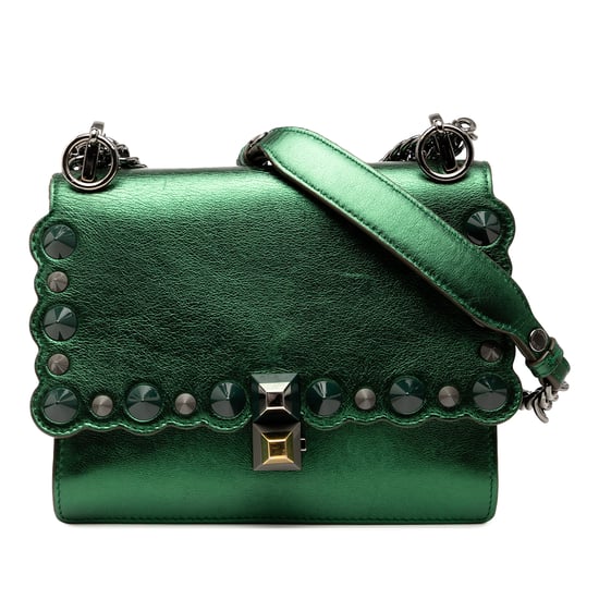 Pre-owned Small Leather Scalloped Kan I Crossbody - Image 1