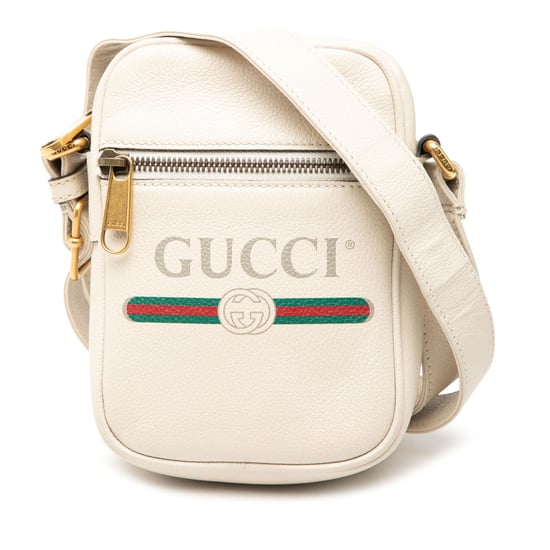 Pre-owned Mini Grained Calfskin Logo Crossbody - Image 1