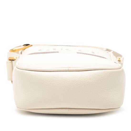 Pre-owned Mini Grained Calfskin Logo Crossbody - Image 3