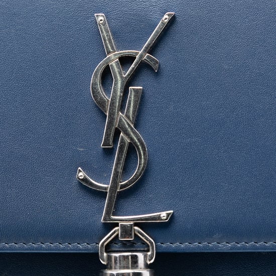 Begagnad Slät Kalvskinn Monogram Kate Tossel Plånbok På Kedja - Image 5
