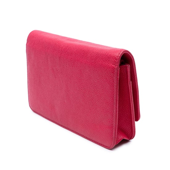 Tweedehands Kaviaar Bicolor CC Wallet On Chain - Image 2