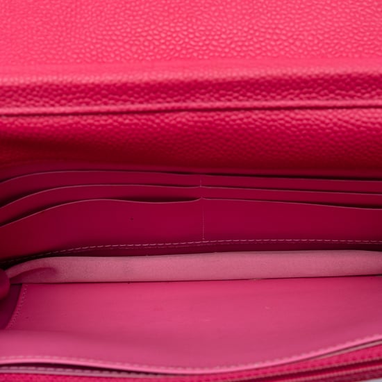 Tweedehands Kaviaar Bicolor CC Wallet On Chain - Image 4