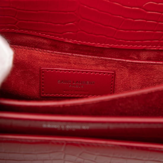 Pre-owned Medium Croc Embossed Monogram Sunset Bag - Image 5