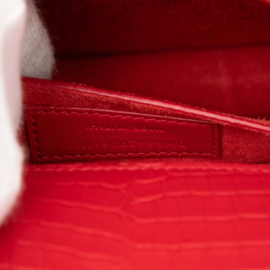 Pre-owned Medium Croc Embossed Monogram Sunset Bag - Image 6