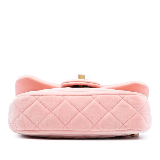 Vooraf bezette Mini Gequilt Velours Dubbele Frame Klep - Image 3