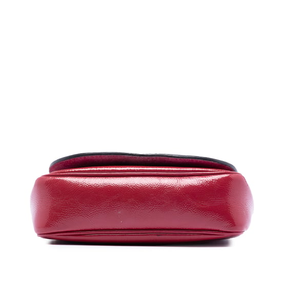 Tweedehands Kleine Patenten Soho Ketting Flap Schoudertas - Image 3