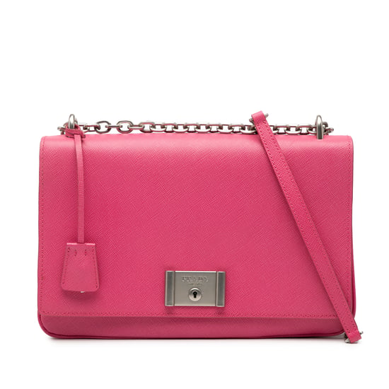 Tweedekans Saffiano Lux Lock Chain Flap - Image 1
