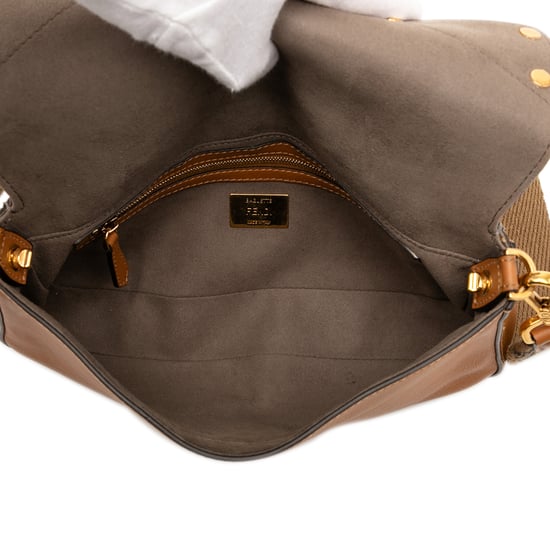 Tweedehands Vitello Grace Ff 1974 Baguette Crossbody - Image 4