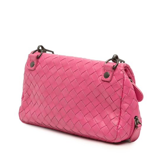 Pre-owned Mini Nappa Intrecciato Expandable Chain Flap Crossbody - Image 2