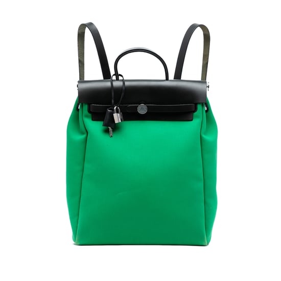 Pre-owned Toile Herbag A Dos Zip Retourne Backpack - Image 1