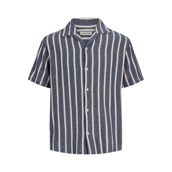 Jack & Jones Overhemden Coba Stripe Resort Shirt Blauw - Image 1