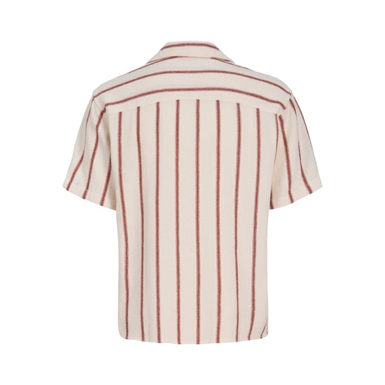 Jack & Jones Overhemden Coba Stripe Resort Shirt Beige - Image 2