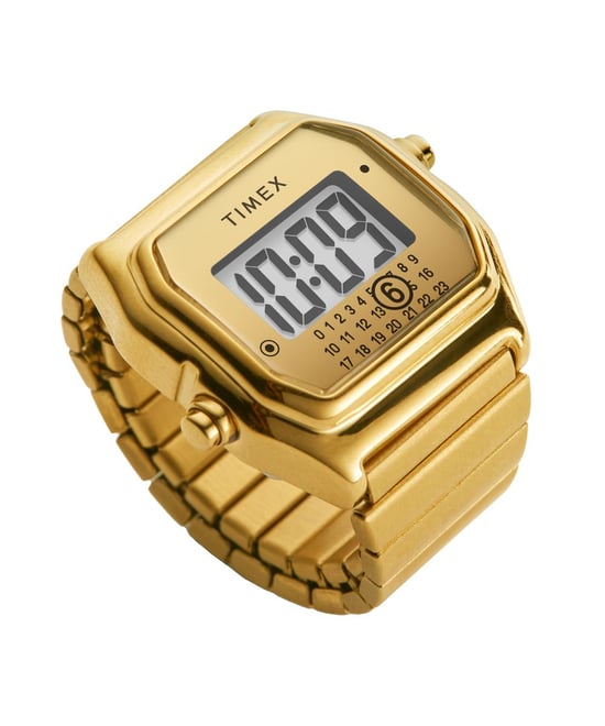 Timex Timex Lab Ring Mm6 Maison Margiela Unisex Horloge Goudkleurig TW2Y50200 - Image 3