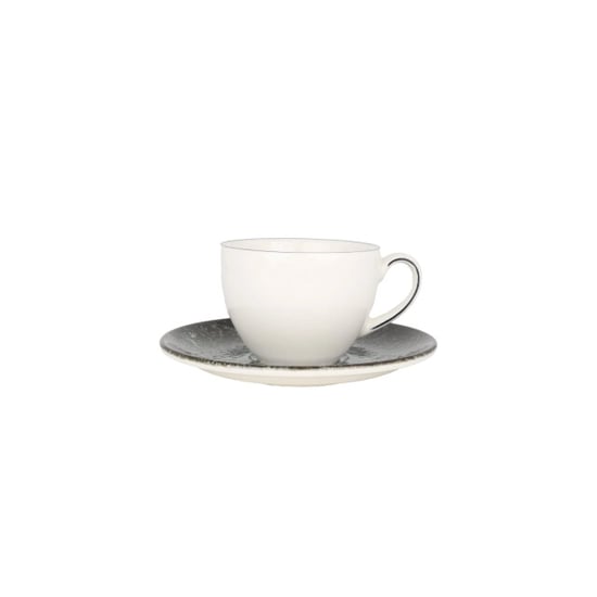 Bonna Thee kopjes & schotel cosmos porselein set van 6 - Image 1