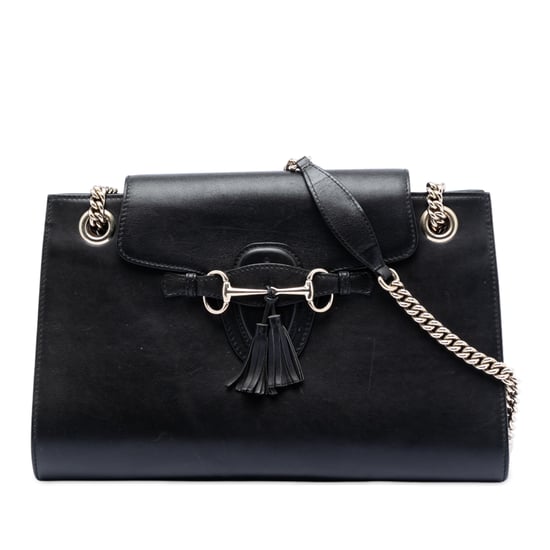 Pre-owned Large Leather Emily Shoulder Bag - Image 1