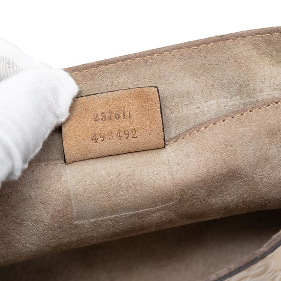 Tweedelige Guccissima Patent Mayfair Schoudertas - Image 5
