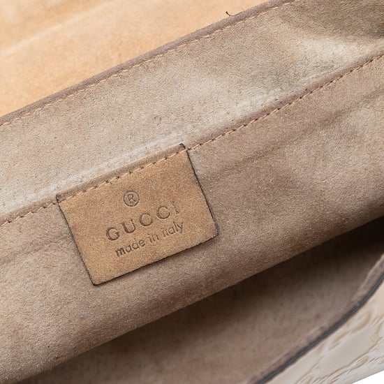 Tweedelige Guccissima Patent Mayfair Schoudertas - Image 6