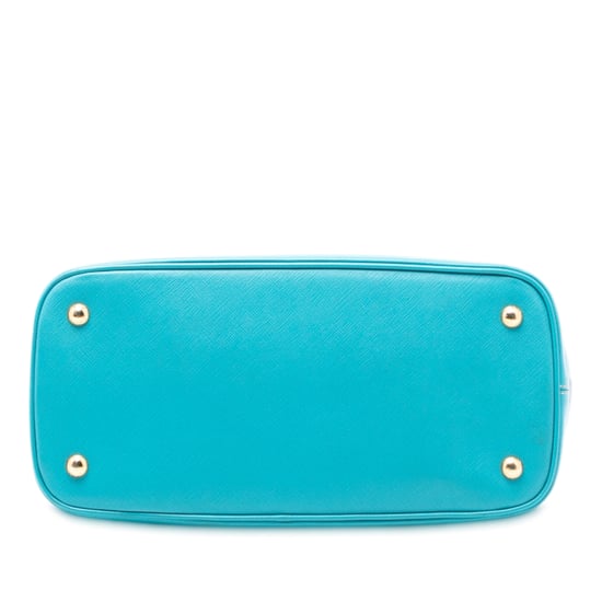 Tweedekans Bicolor Saffiano Lux Promenade Dome Handtas - Image 4