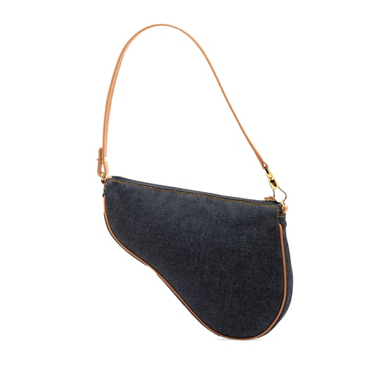 Tweedehands Mini Denim Zadel Pochette - Image 2