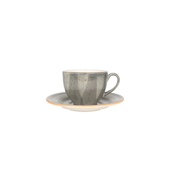 Bonna Thee kopjes & schotel aura space porselein set van 6 - Image 1