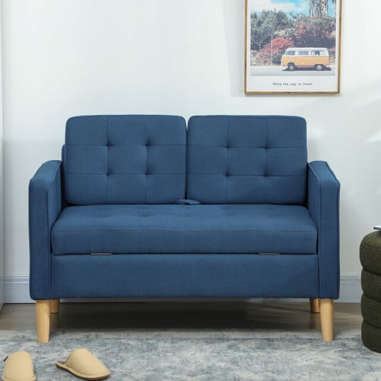 4goodz 2-zitsbank met opbergruimte en knoopgestikte rug - - Image 6