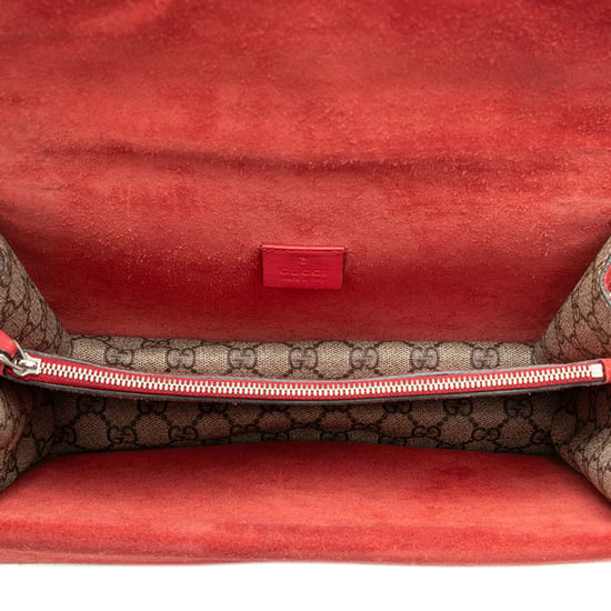 Tweedhands Medium GG Supreme Dionysus Schoudertas - Image 4