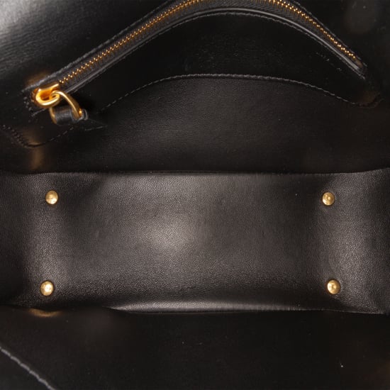 Pre-owned Medium Leather Vlogo Chain Shoulder Bag - Image 4