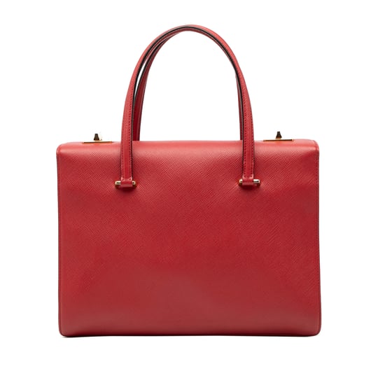 Pre-owned Saffiano Turnlock Handbag - Image 1