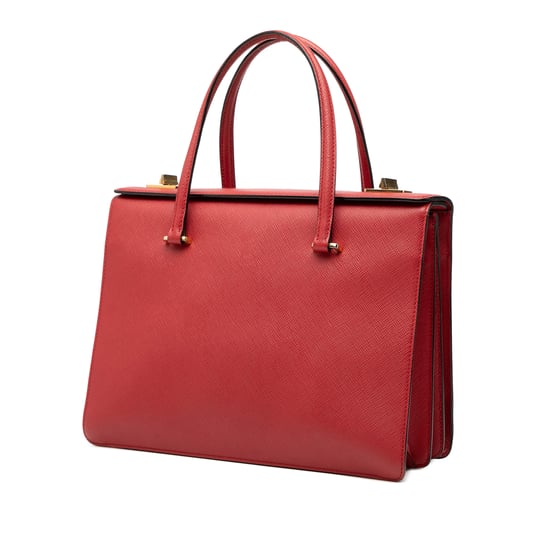 Pre-owned Saffiano Turnlock Handbag - Image 2