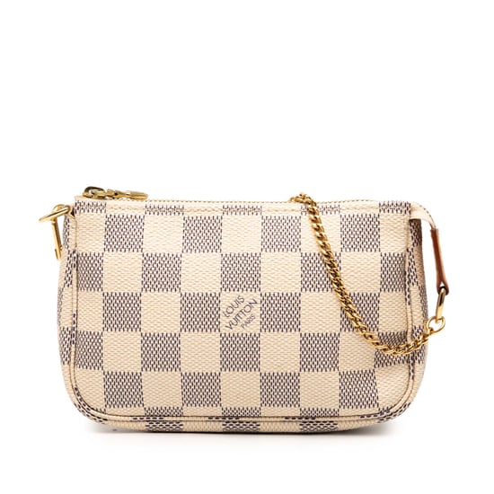 Pre-owned Damier Azur Mini Pochette Accessoires - Image 1