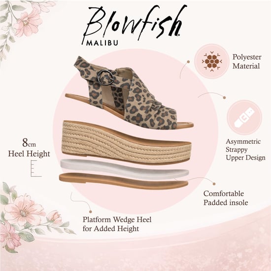 Blowfish Malibu Dames Luipaardprint Wedge Slingbacks Hielsandalen - Amira - Image 2