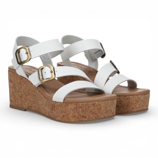Blowfish Malibu Dames Witte Wig Armband Espadrille Hielsandalen - Ali - Image 3