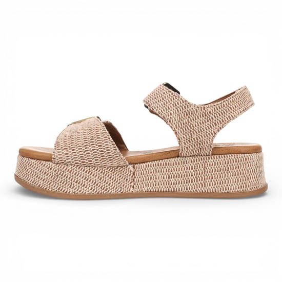 Blowfish Malibu dames beige nepleren platform sandalen - Magisch - Image 5