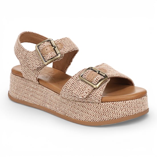 Blowfish Malibu dames beige nepleren platform sandalen - Magisch - Image 6