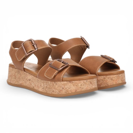 Blowfish Malibu Dames Tan nep leren Platform Sandals - Magisch - Image 3