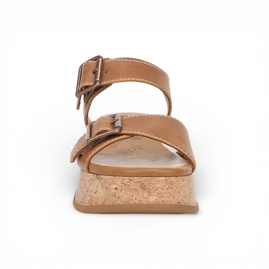 Blowfish Malibu Dames Tan nep leren Platform Sandals - Magisch - Image 4