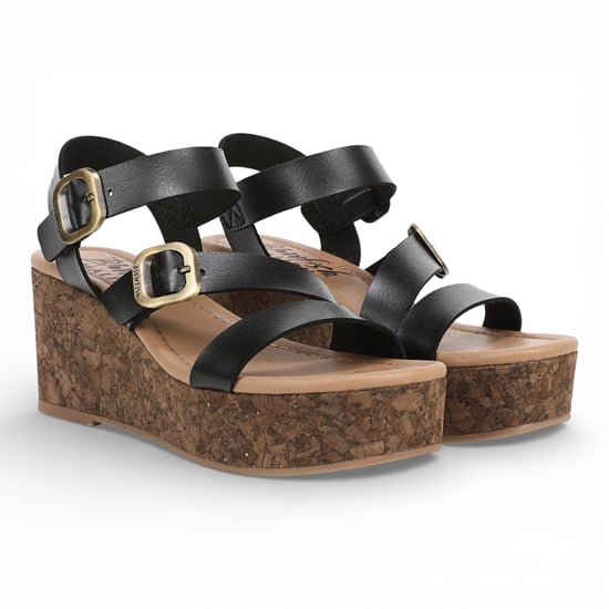 Blowfish Malibu Dames Zwarte Wig Strapppy Espadrille Hielsandalen - Ali - Image 3