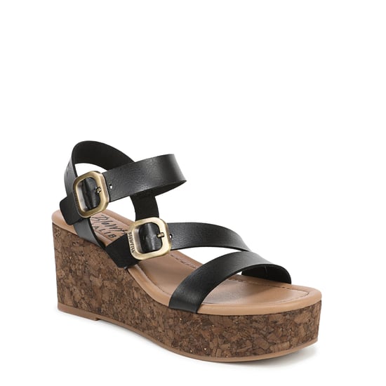 Blowfish Malibu Dames Zwarte Wig Strapppy Espadrille Hielsandalen - Ali - Image 4