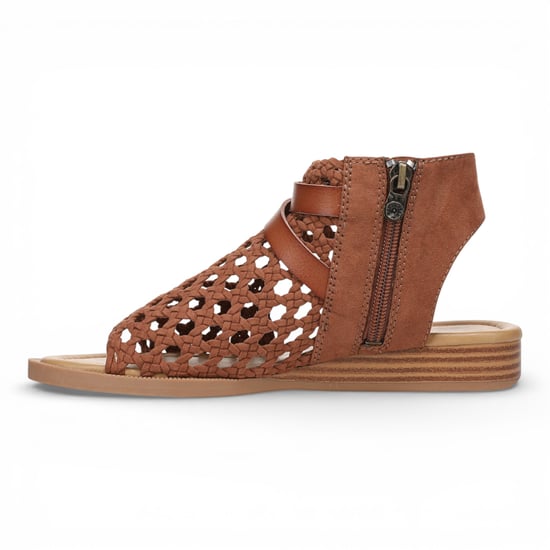 Blowfish Malibu Dames Cognac Bruine Weefsel Micro Wedge Sandals - Anuella - Image 5