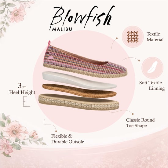 Blowfish Malibu Dames Roze Ballet Ballerina Ballerina Casual schoenen - Benita - Image 2