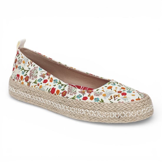 Blowfish Malibu Dames Bloemen Witte Ballet Ballerina Vrijetijdsschoenen - Benita - Image 3