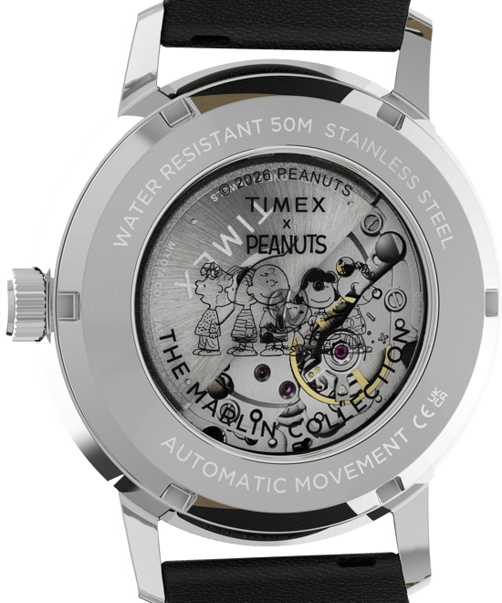 Timex Peanuts Marlin Heren Horloge Zwart TW2Y50300 - Image 4