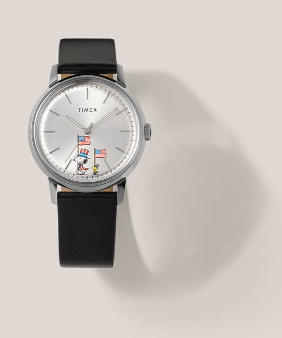 Timex Peanuts Marlin Heren Horloge Zwart TW2Y50300 - Image 5
