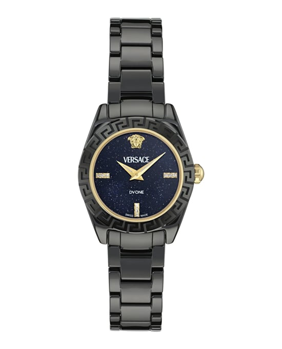 Versace Dv One Diamond Dames Horloge Zwart VE9F00325 - Image 1