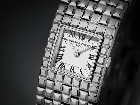 Frédérique Constant Classics Manchette Dames Horloge Zilverkleurig FC-200WR1MC6B - Image 4