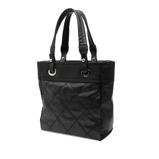 Tweedehands Kleine Gequilt Gecoate Canvas Paris Biarritz Tote - Image 2